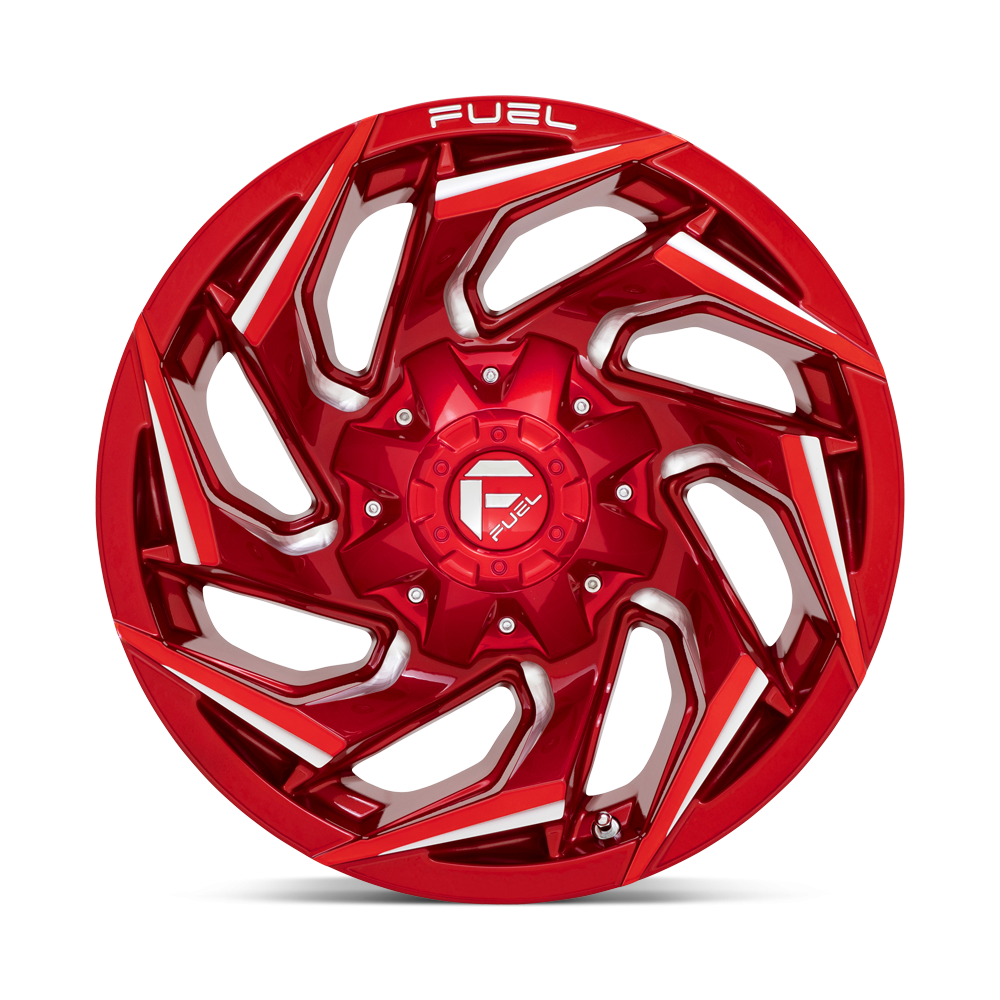 Felga aluminiowa D754 REACTION Candy Red Milled FUEL - obrazek 2