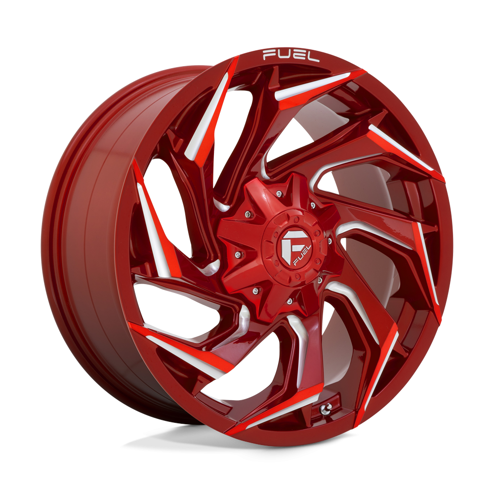 Felga aluminiowa D754 REACTION Candy Red Milled FUEL
