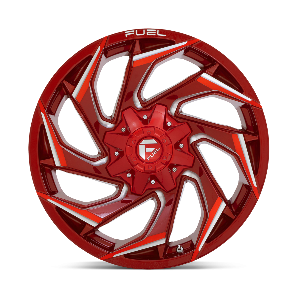 Felga aluminiowa D754 REACTION Candy Red Milled FUEL - obrazek 3