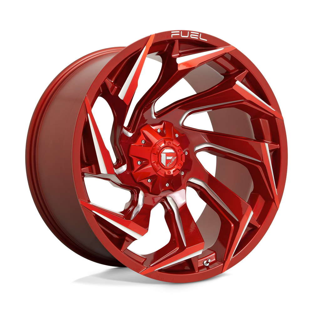 Felga aluminiowa D754 REACTION Candy Red Milled FUEL