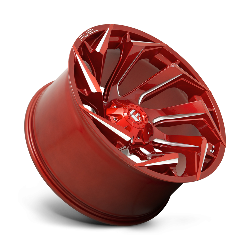 Felga aluminiowa D754 REACTION Candy Red Milled FUEL - obrazek 2