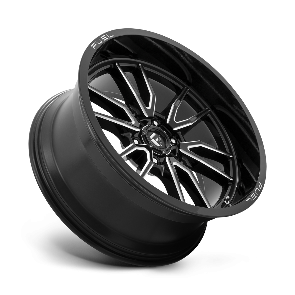 Felga aluminiowa D761 CLASH Gloss Black Milled FUEL - obrazek 3