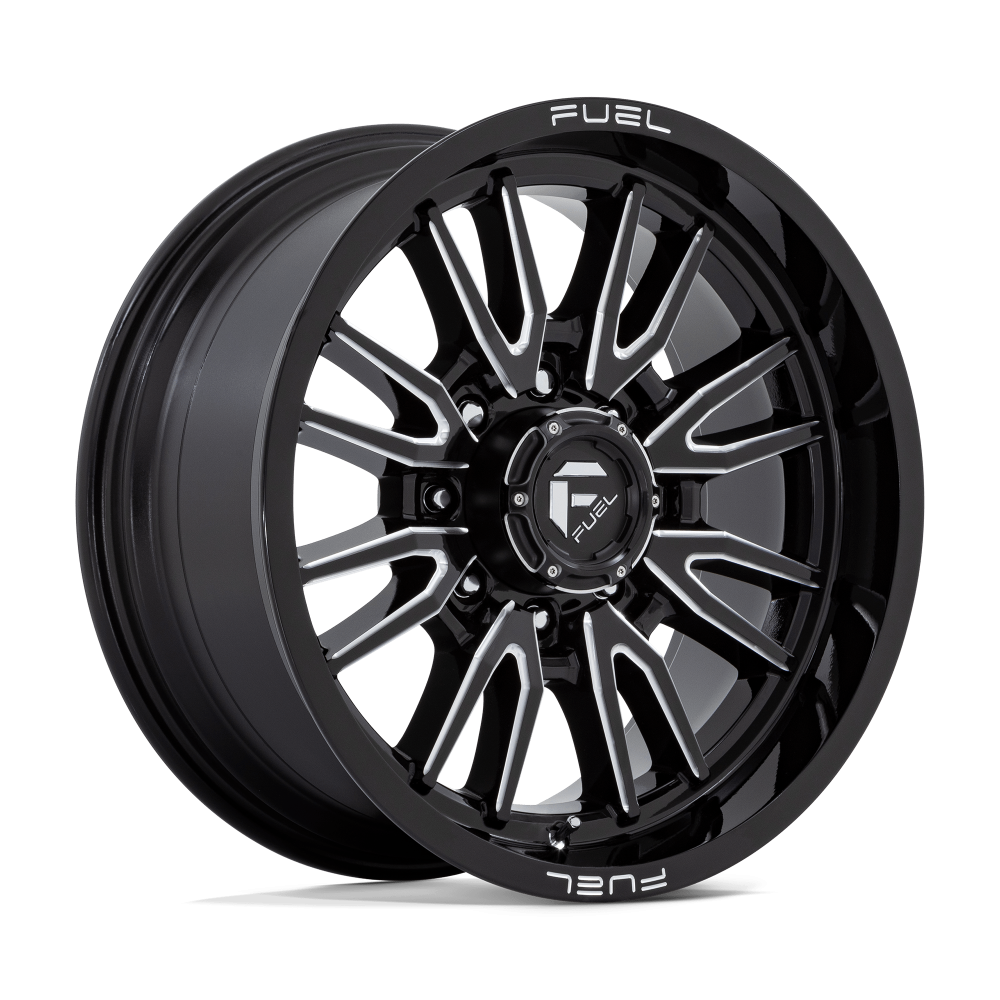 Felga aluminiowa D761 CLASH Gloss Black Milled FUEL