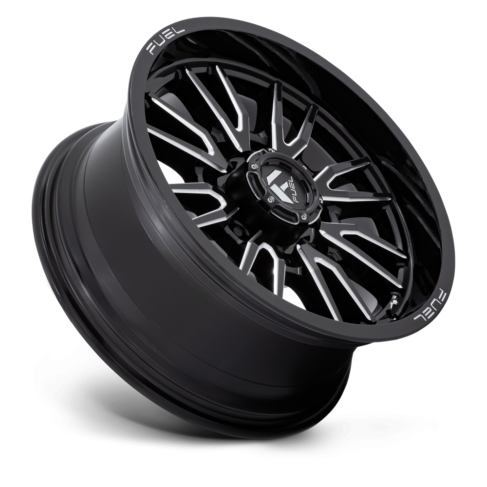 Felga aluminiowa D761 CLASH Gloss Black Milled FUEL - obrazek 3
