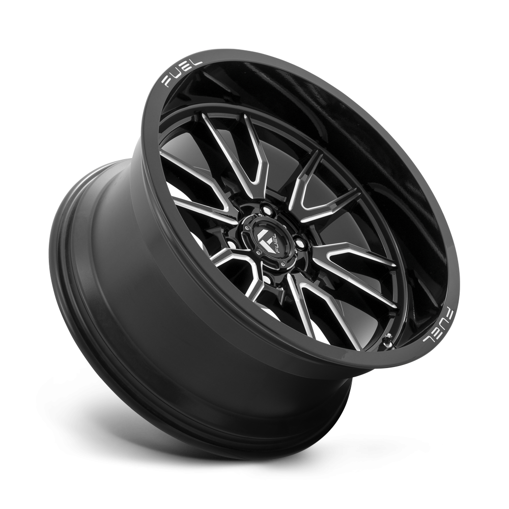 Felga aluminiowa D761 CLASH Gloss Black Milled FUEL - obrazek 2
