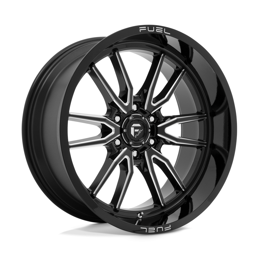 Felga aluminiowa D761 CLASH Gloss Black Milled FUEL