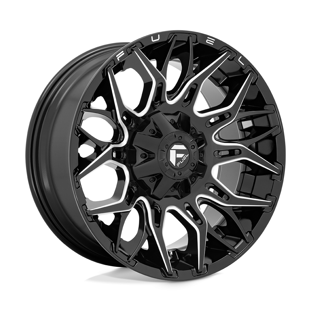 Felga aluminiowa D769 TWITCH Glossy Black Milled FUEL