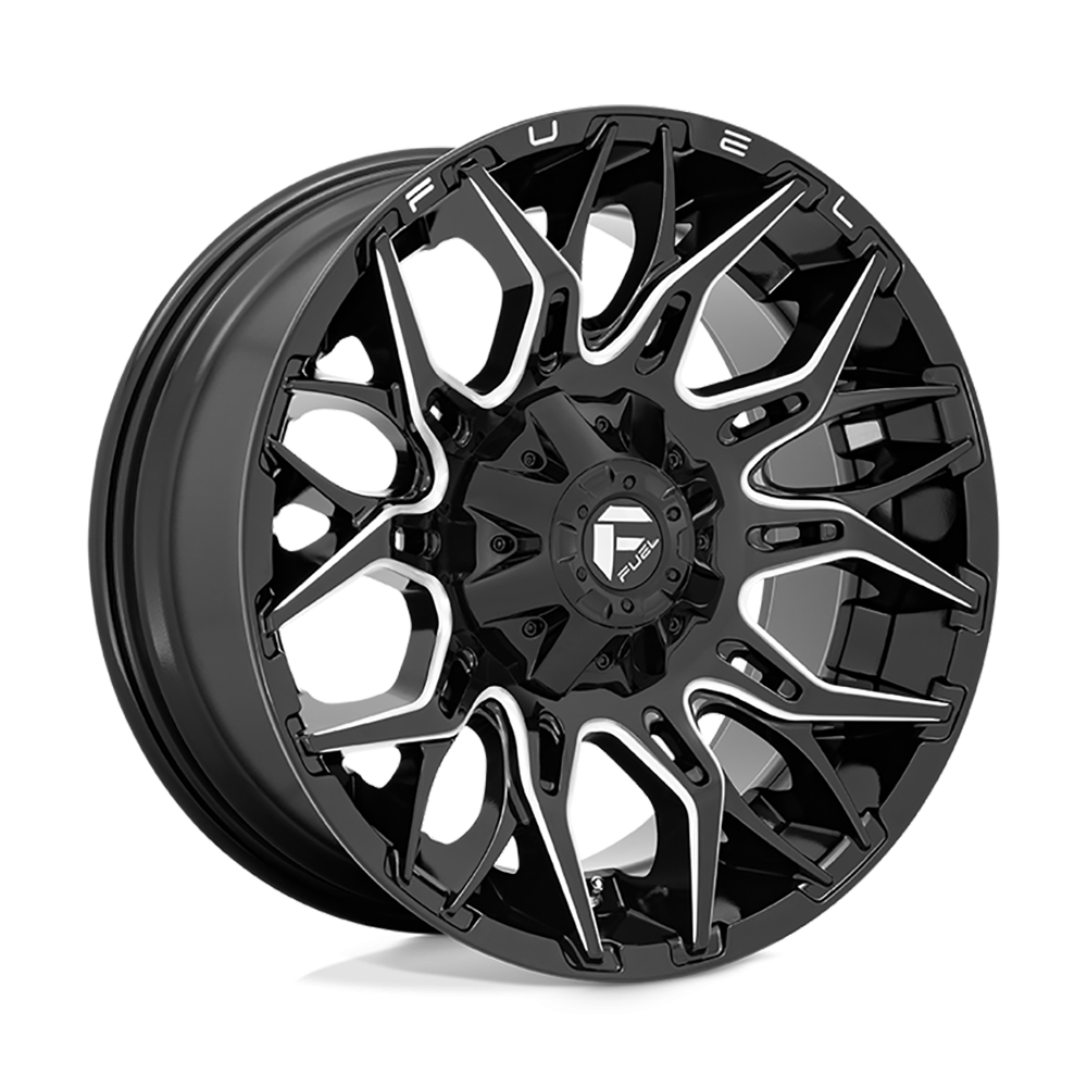 Felga aluminiowa D769 Twitch Glossy Black Milled Fuel