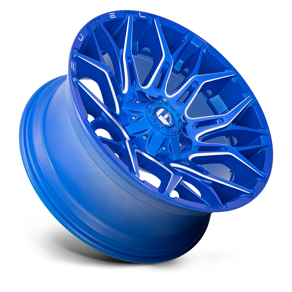 Felga aluminiowa D770 TWITCH Anodized Blue Milled FUEL - obrazek 2