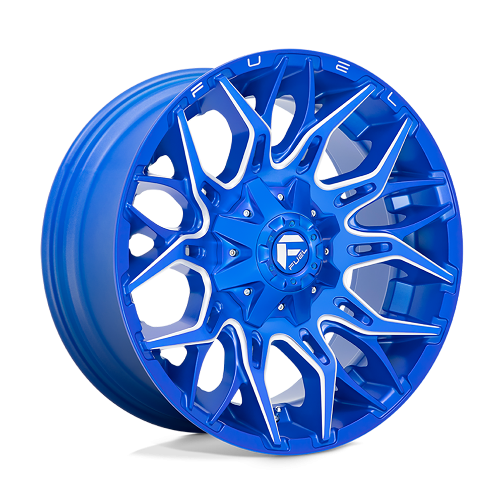 Felga aluminiowa D770 Twitch Anodized Blue Milled Fuel