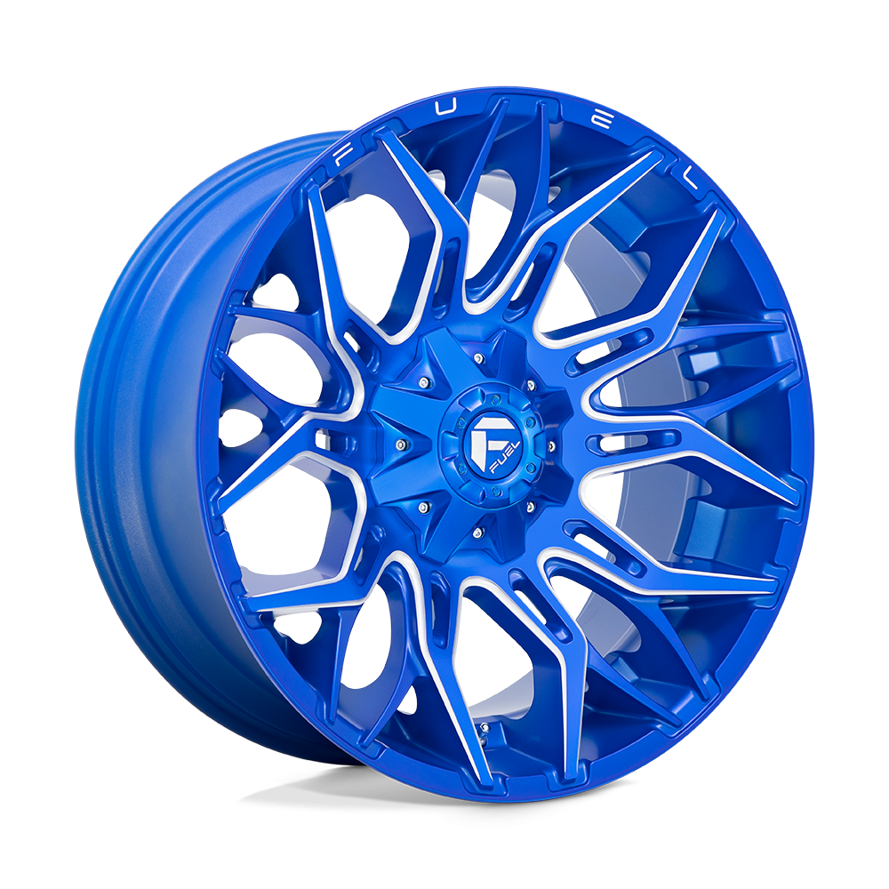 Felga aluminiowa D770 TWITCH Anodized Blue Milled FUEL