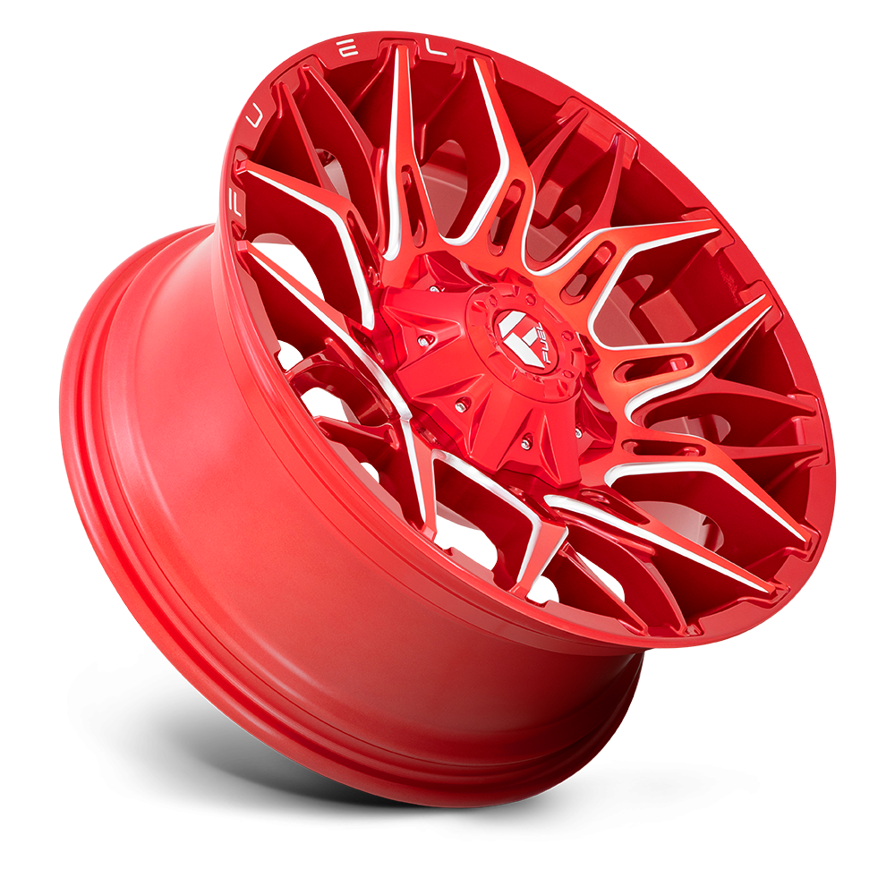 Felga aluminiowa D771 TWITCH Candy Red Milled FUEL - Image 2