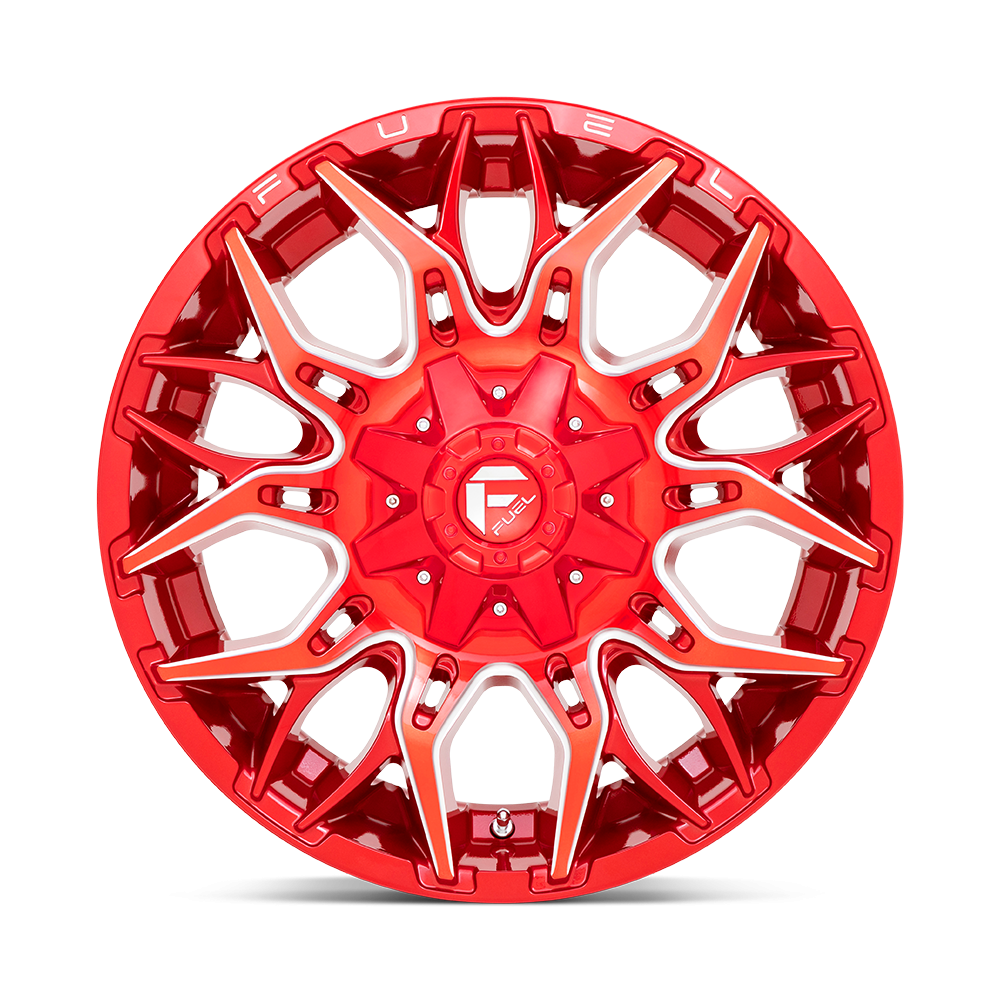 Felga aluminiowa D771 TWITCH Candy Red Milled FUEL - Image 3