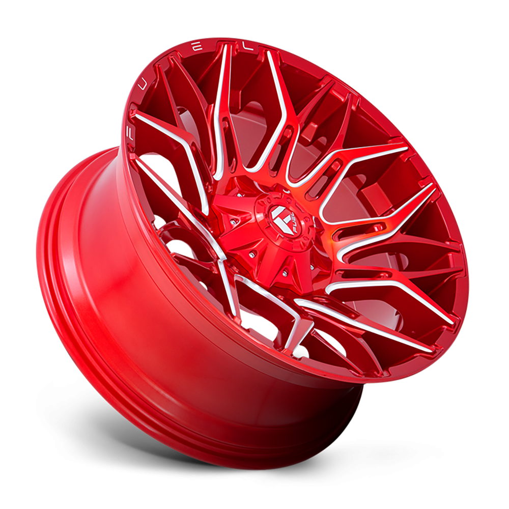 Felga aluminiowa D771 Twitch Candy RED Milled Fuel - Image 2
