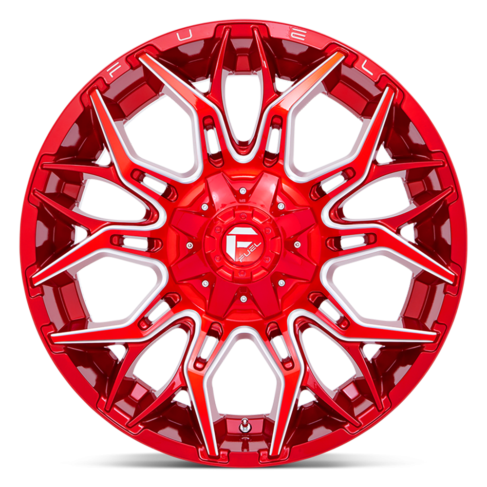 Felga aluminiowa D771 Twitch Candy RED Milled Fuel - Image 3