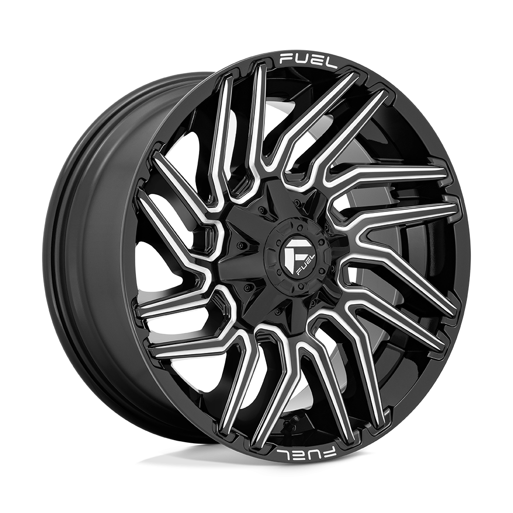 Felga aluminiowa D773 TYPHOON Gloss Black Milled FUEL