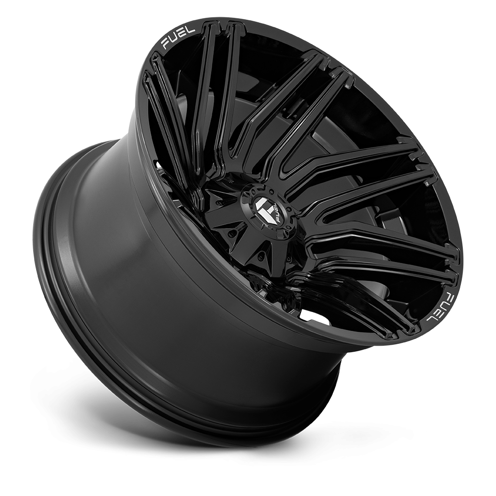 Felga aluminiowa D776 TYPHOON Gloss Black FUEL - obrazek 3