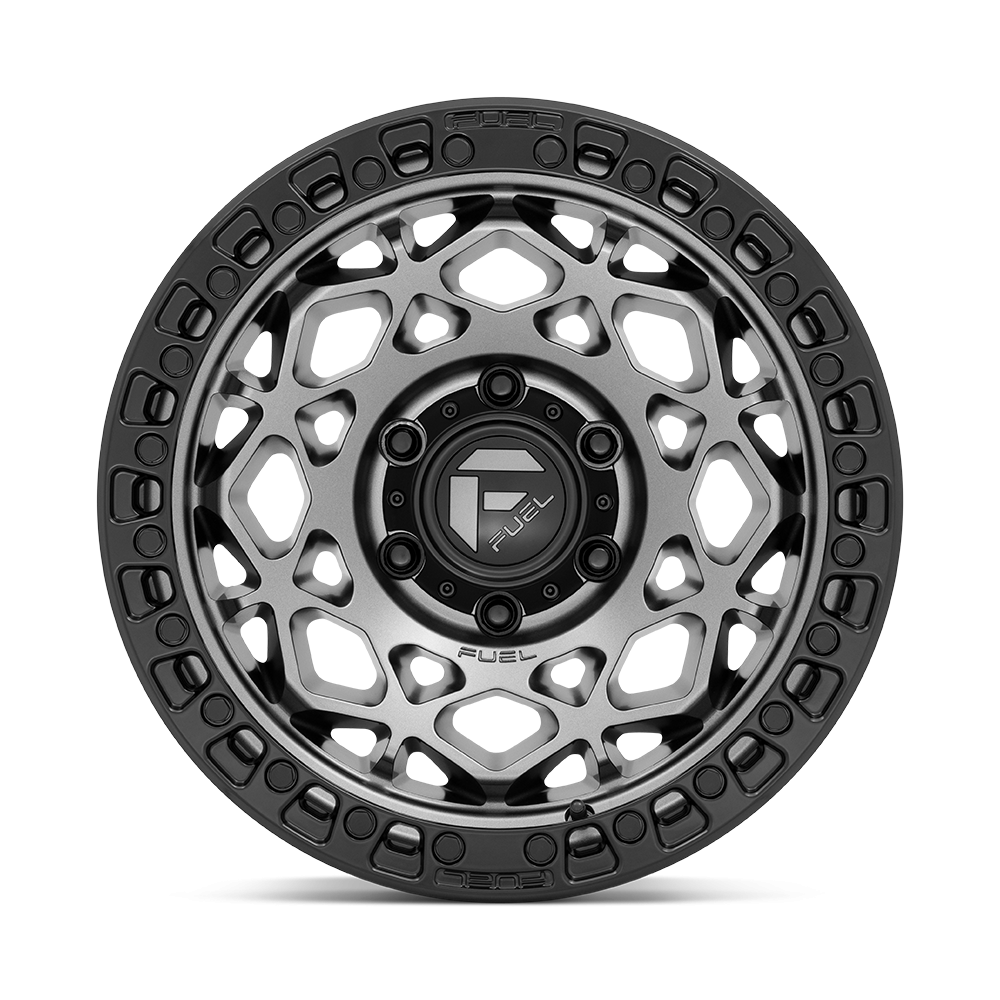 Felga aluminiowa D784 UNIT Gunmetal W/ Matte Black Ring FUEL - obrazek 2