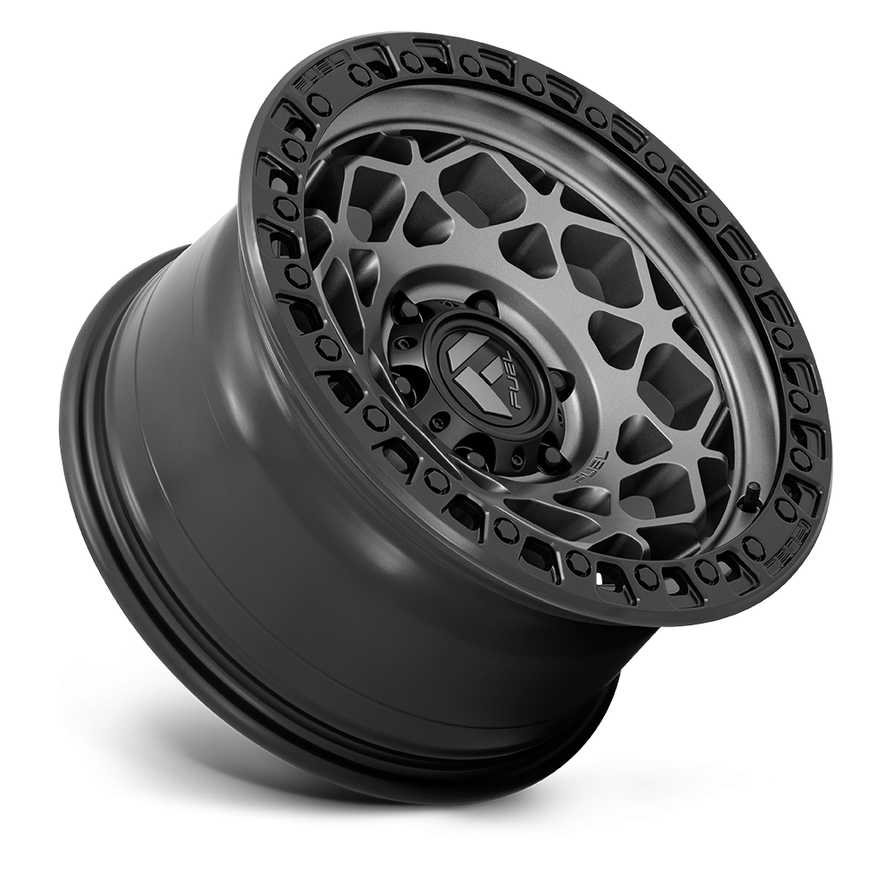Felga aluminiowa D784 UNIT Gunmetal W/ Matte Black Ring FUEL - obrazek 3
