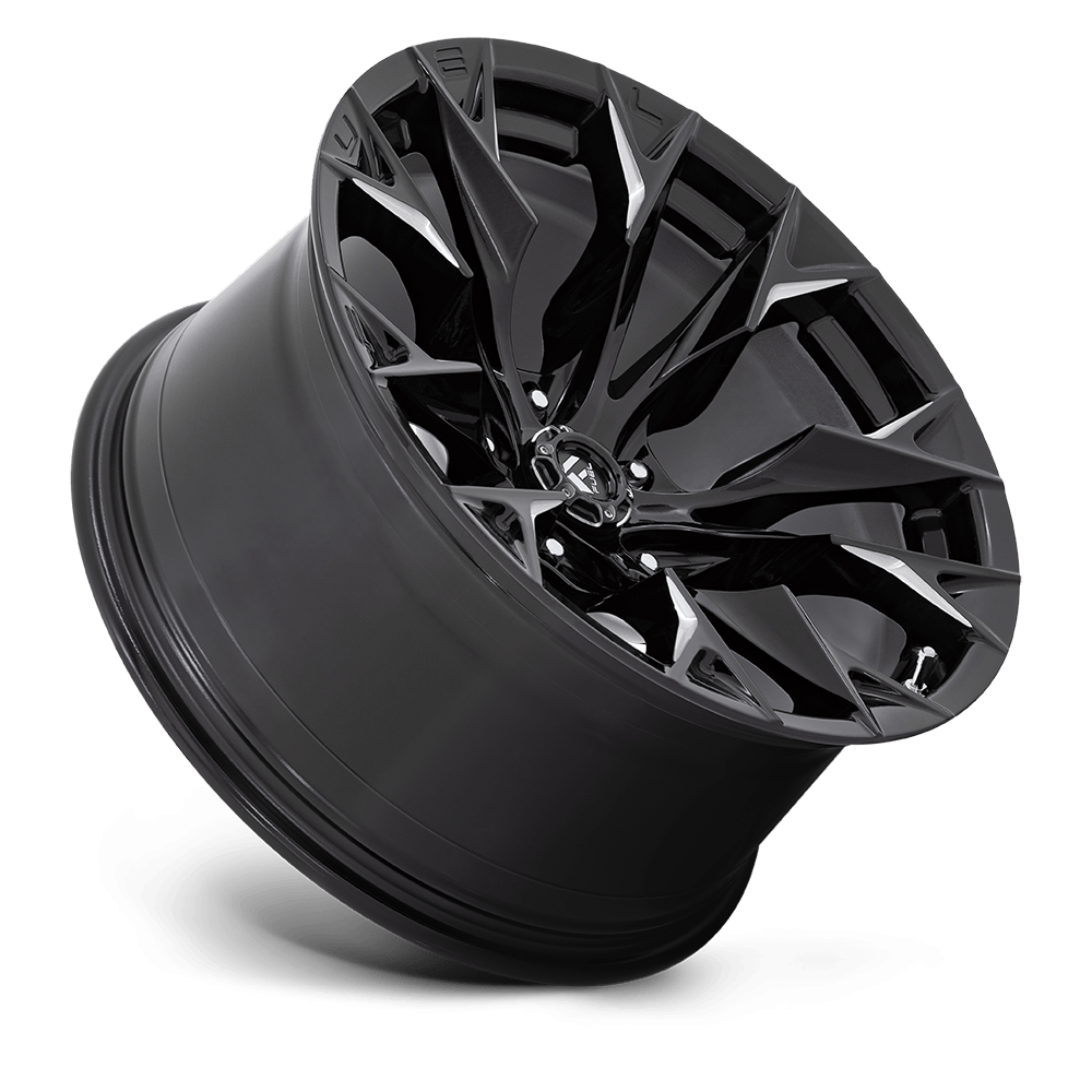 Felga aluminiowa D803 FLAME Gloss Black Milled FUEL - obrazek 3