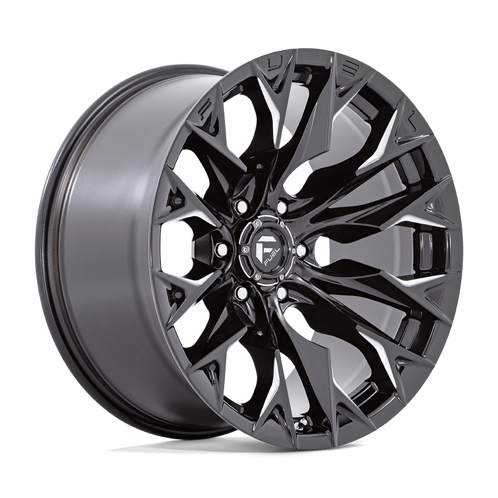 Felga aluminiowa D803 FLAME Gloss Black Milled Fuel