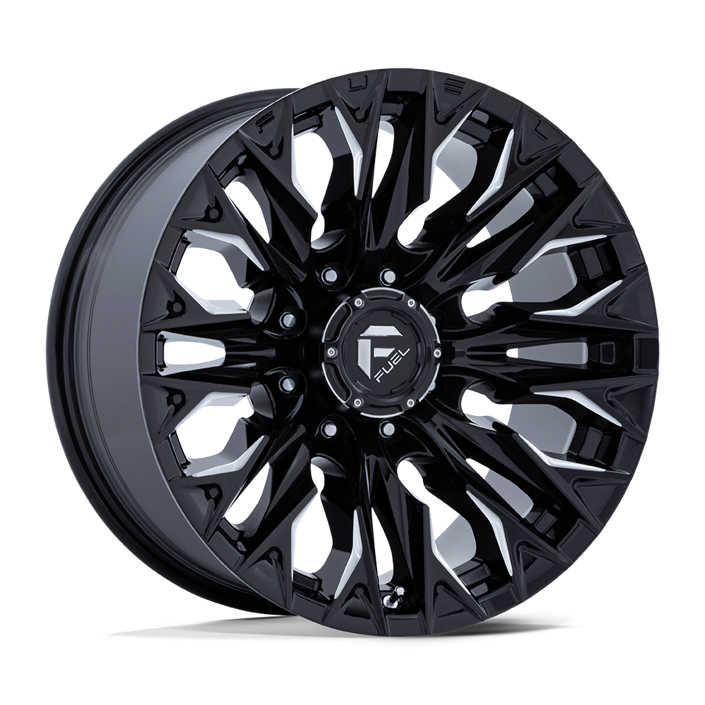 Felga aluminiowa D803 FLAME Gloss Black Milled FUEL