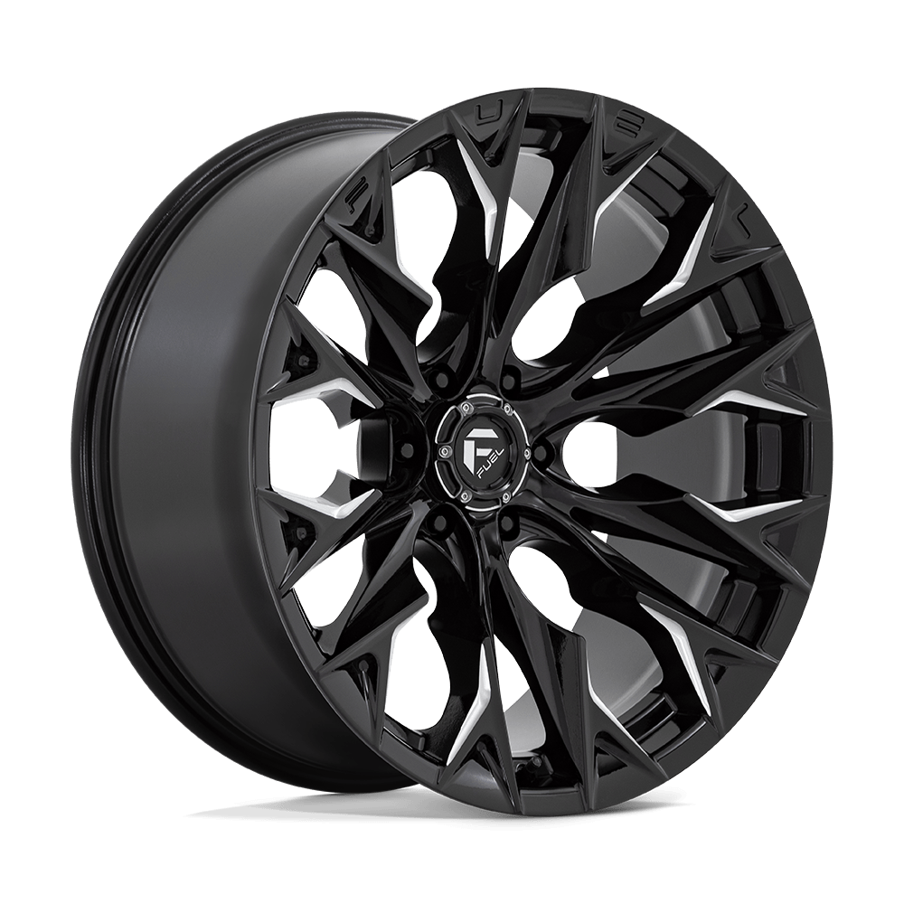 Felga aluminiowa D803 FLAME Gloss Black Milled FUEL