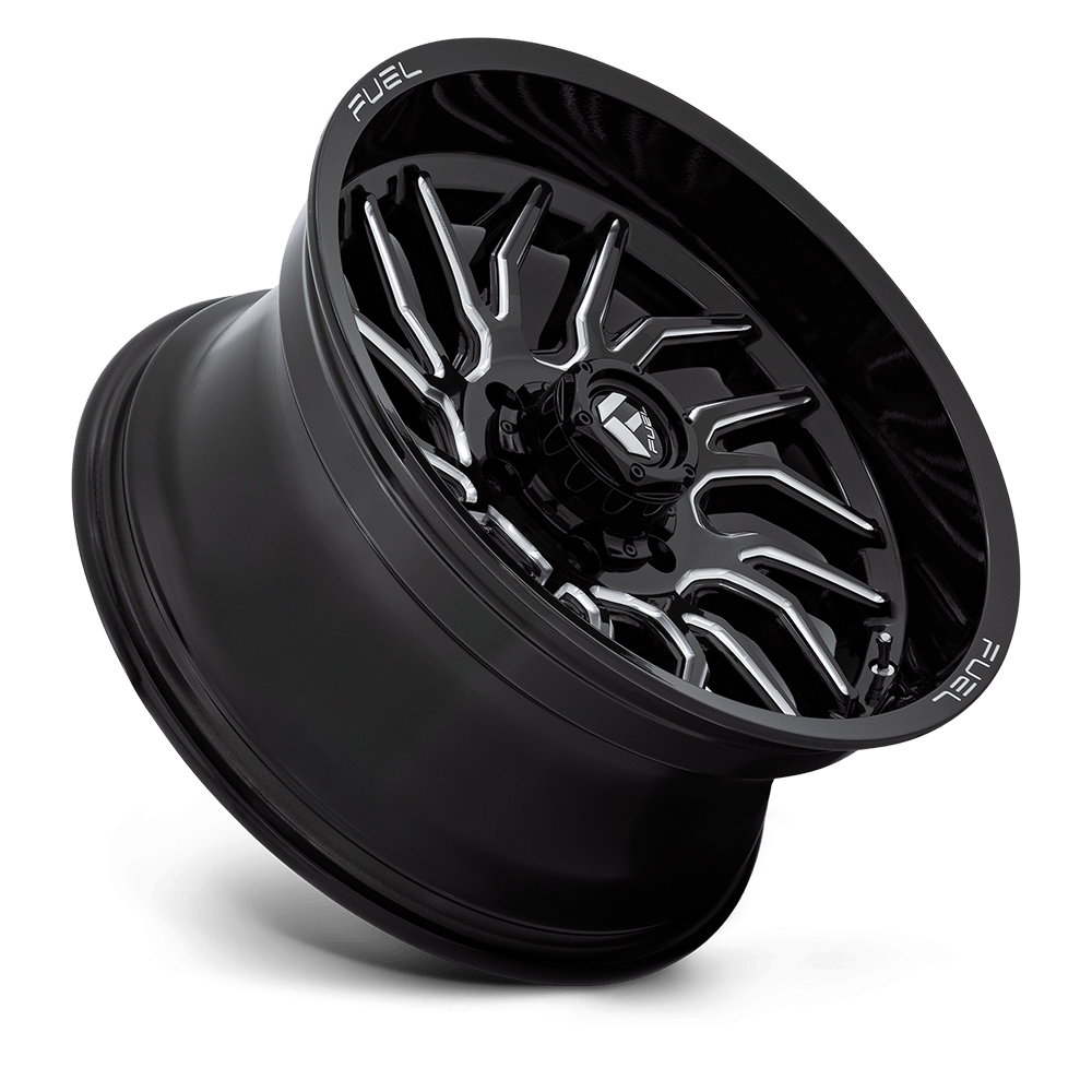 Felga aluminiowa D807 HURRICANE Gloss Black Milled FUEL - Image 2