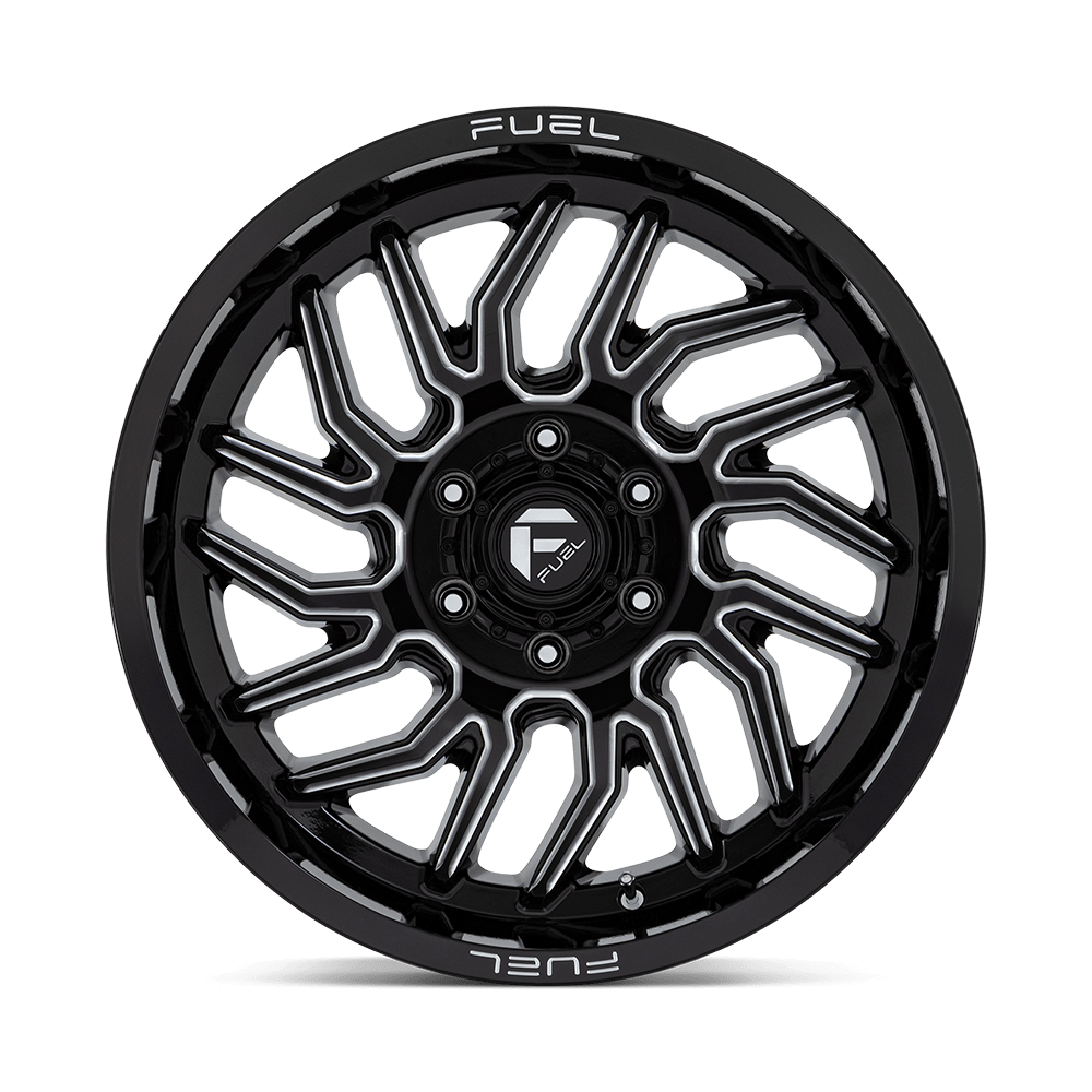 Felga aluminiowa D807 HURRICANE Gloss Black Milled FUEL - Image 3