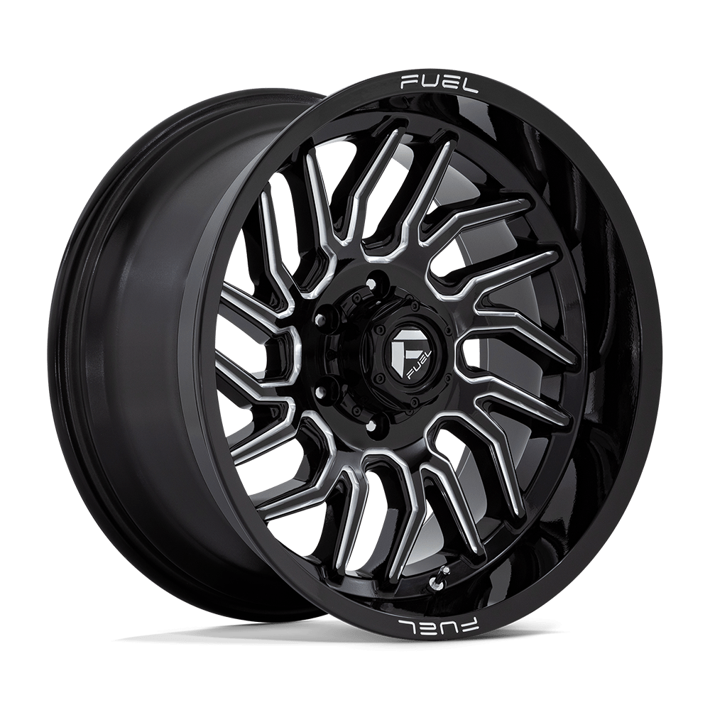 Felga aluminiowa D807 HURRICANE Gloss Black Milled FUEL
