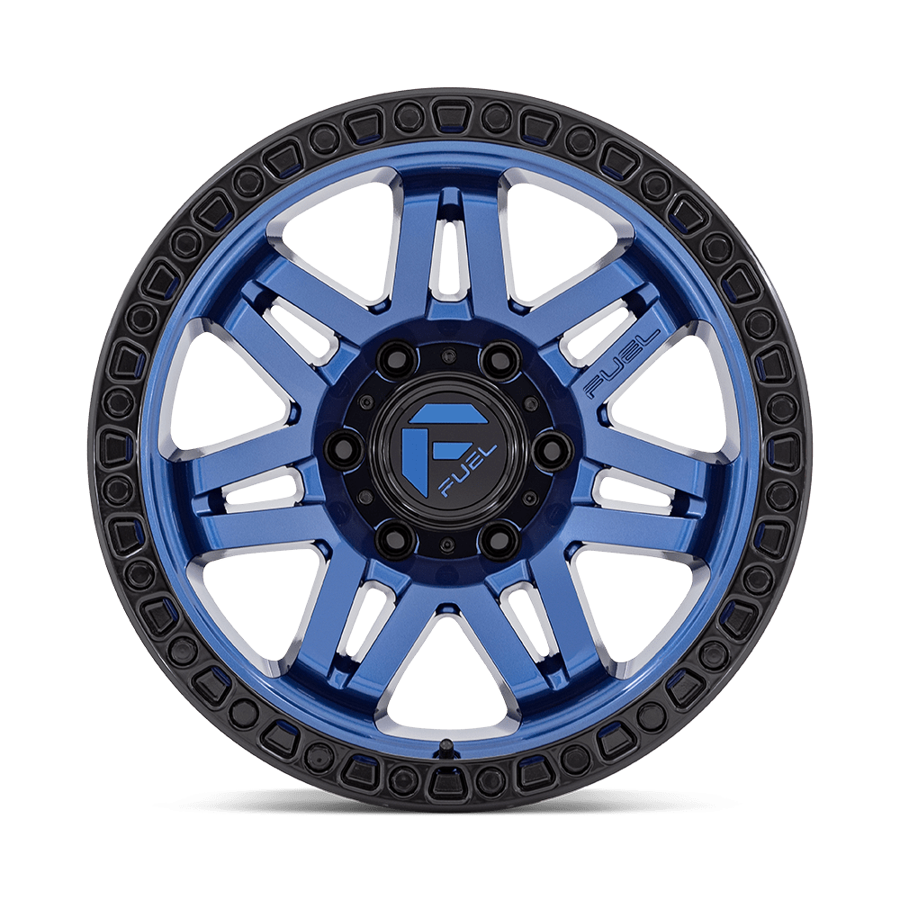 Felga aluminiowa D813 SYNDICATE Dark Blue W/ Black Ring FUEL - obrazek 2