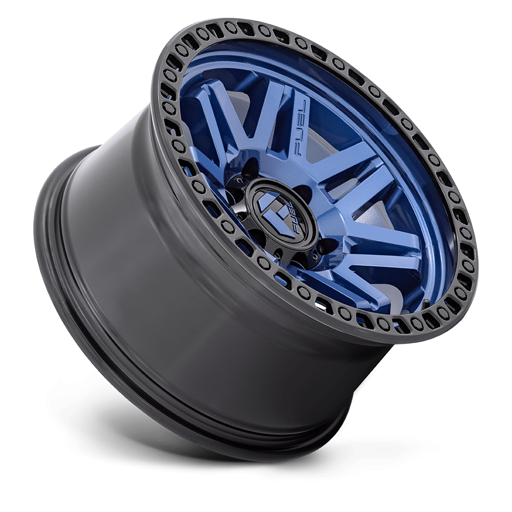 Felga aluminiowa D813 SYNDICATE Dark Blue W/ Black Ring FUEL - obrazek 3
