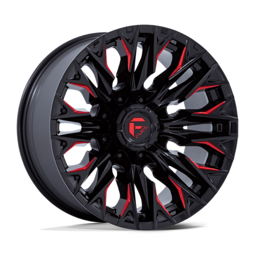 Felga aluminiowa D823 FLAME Gloss Black Milled W/ Candy Red FUEL