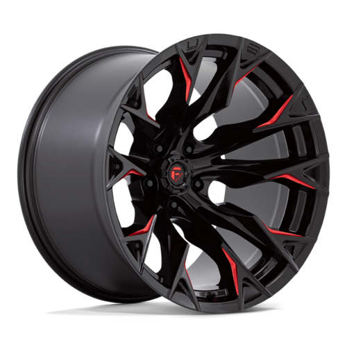 Felga aluminiowa D823 FLAME Gloss Black Milled W/ Candy Red FUEL