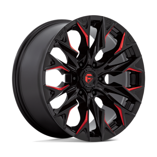 Felga aluminiowa D823 FLAME Gloss Black Milled W/ Candy Red FUEL