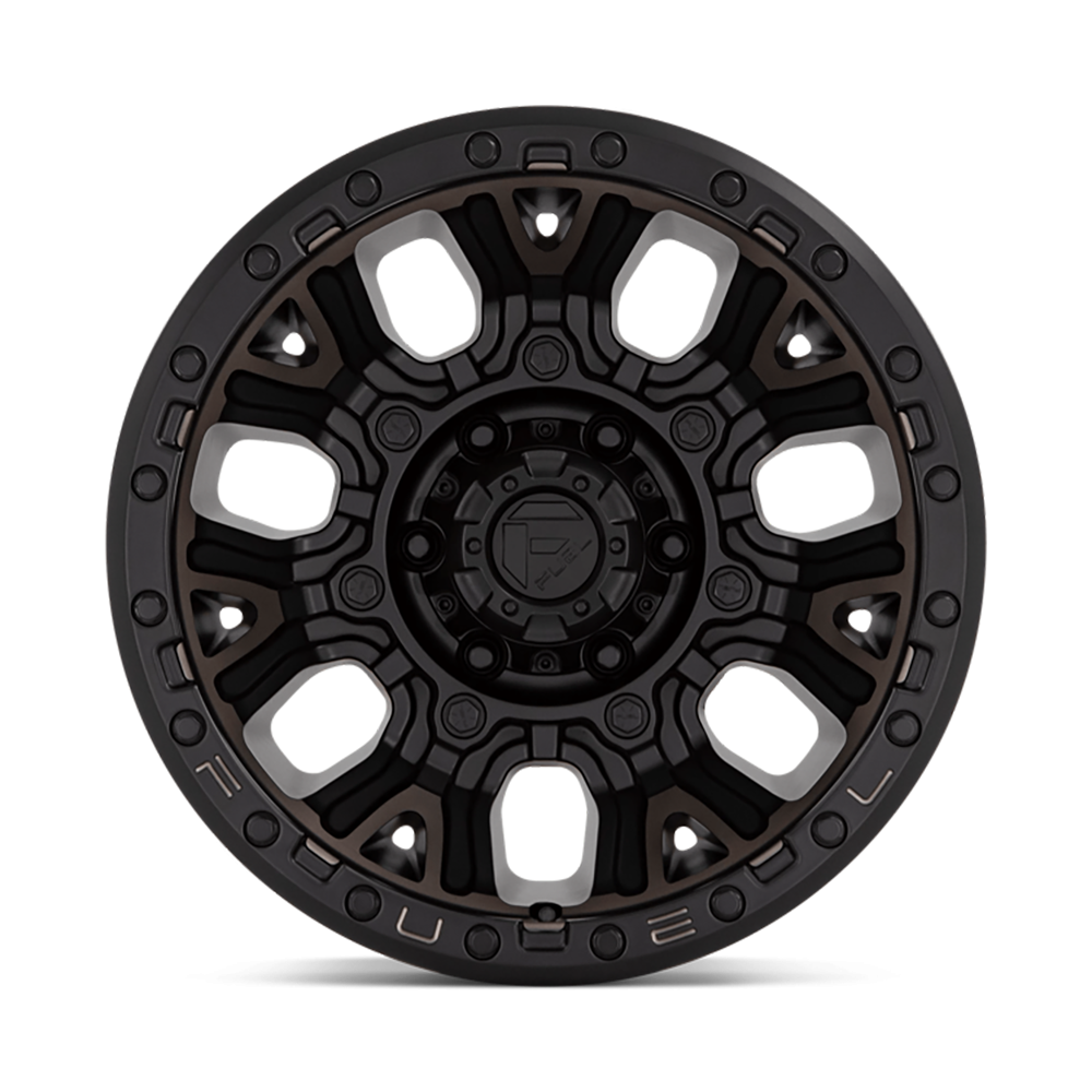 Felga aluminiowa D824 Traction Matte Black W/ Double Dark Tint Fuel - obrazek 3