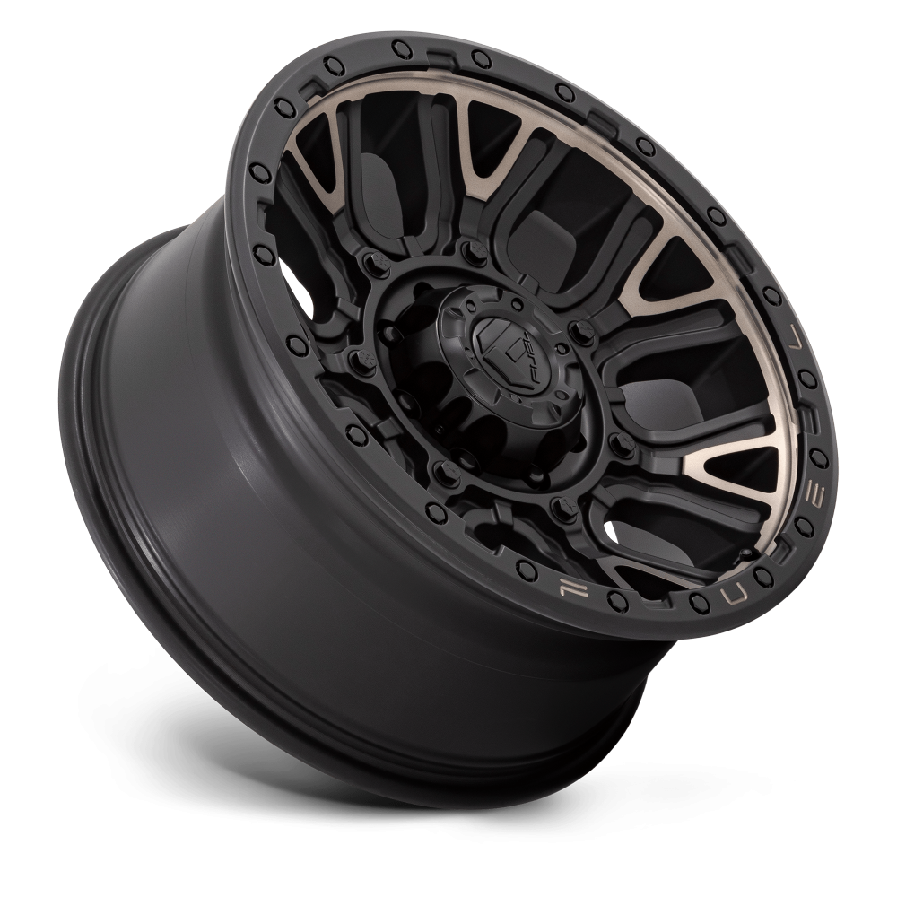 Felga aluminiowa D824 TRACTION Matte Black W/ Double Dark Tint FUEL - obrazek 2