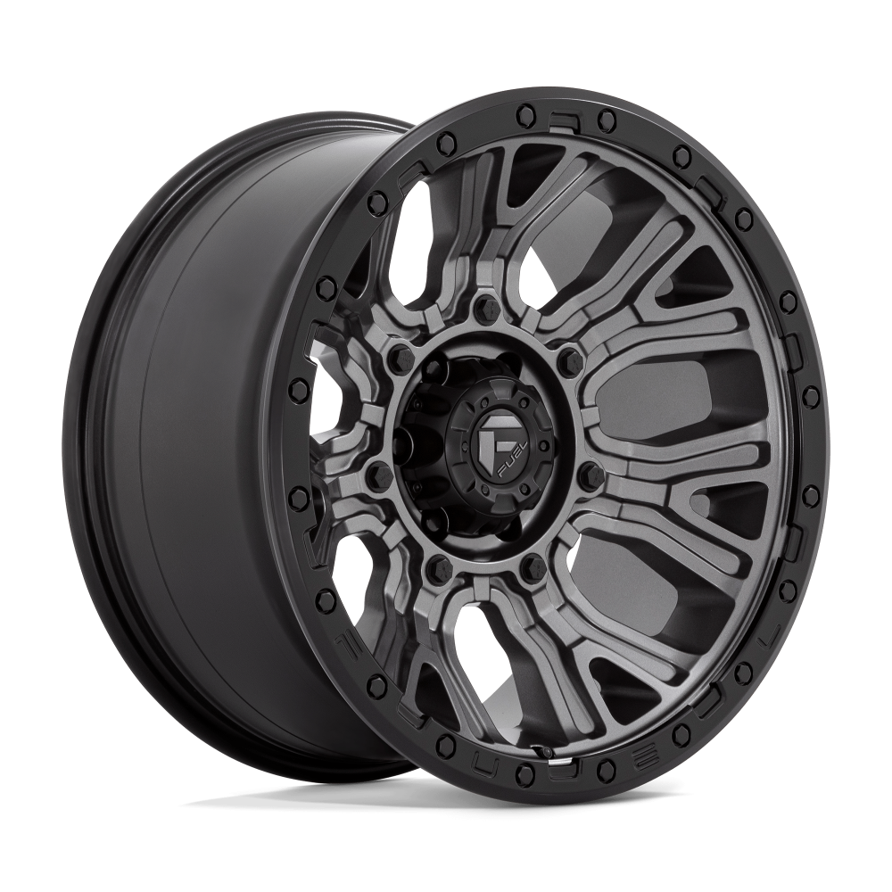 Felga aluminiowa D825 TRACTION Matte Gunmetal W/ Black Ring FUEL