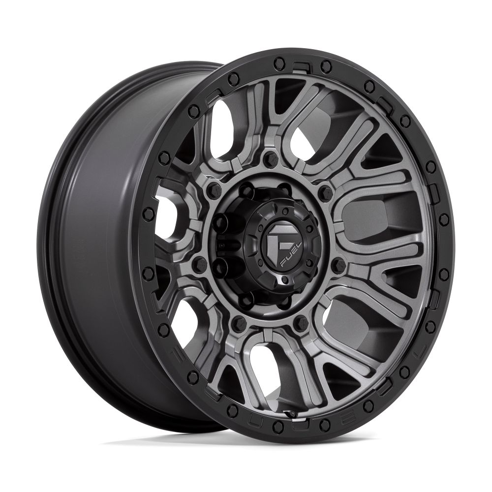Felga aluminiowa D825 TRACTION Matte Gunmetal W/ Black Ring FUEL