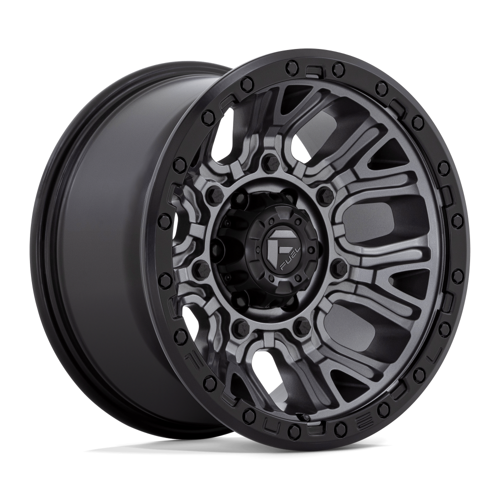 Felga aluminiowa D825 TRACTION Matte Gunmetal W/ Black Ring FUEL