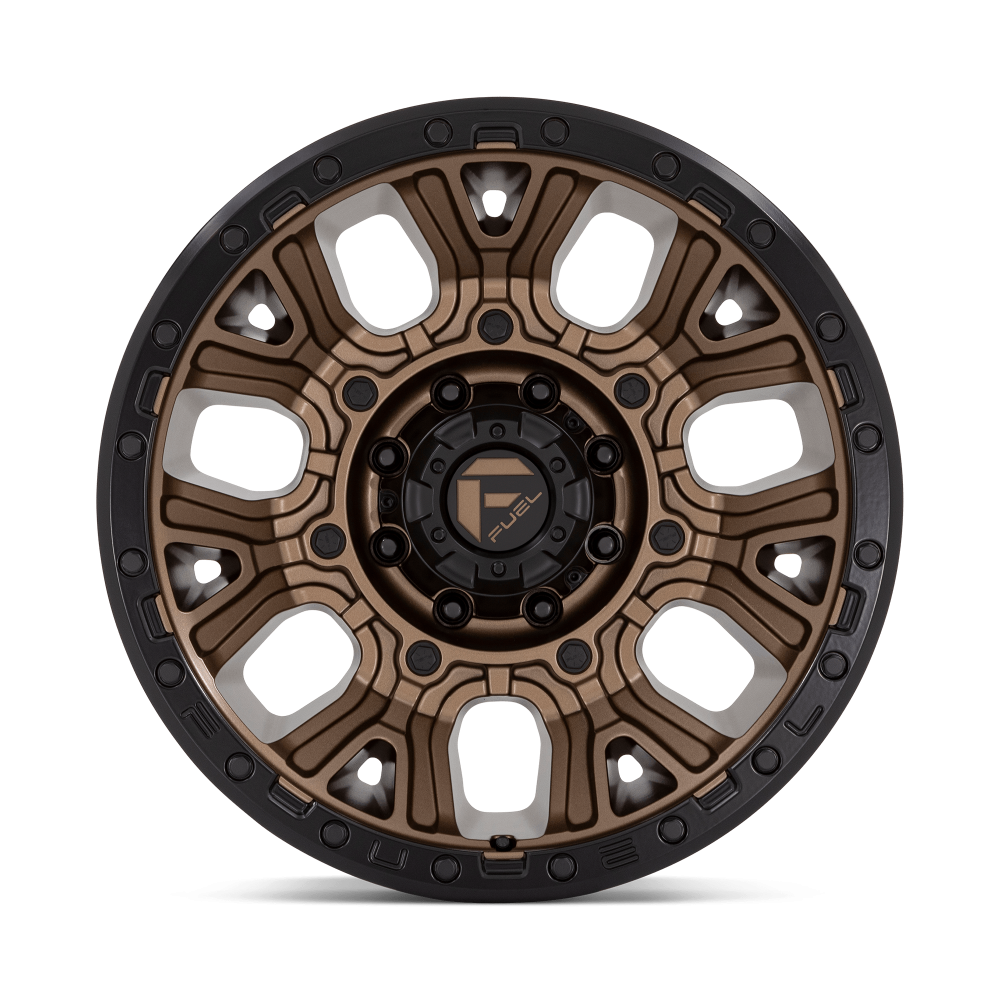 Felga aluminiowa D826 TRACTION Matte Bronze W/ Black Ring FUEL - obrazek 2