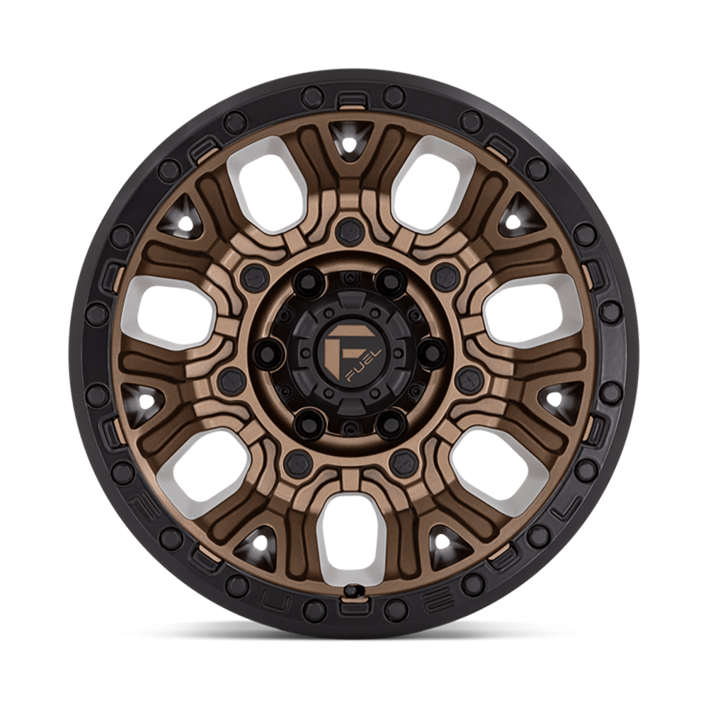 Felga aluminiowa D826 Traction Matte Bronze W/ Black Ring Fuel - obrazek 3