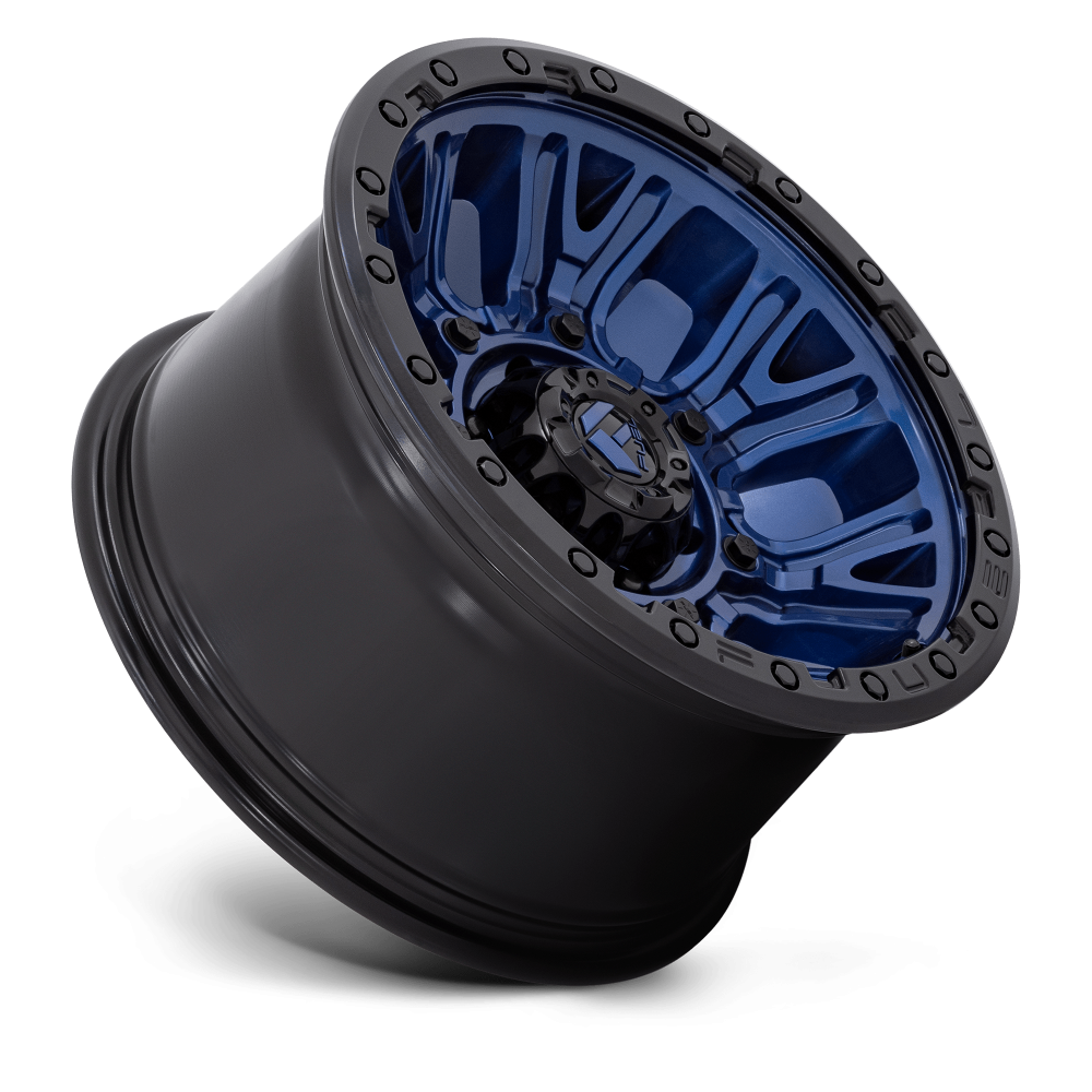 Felga aluminiowa D827 TRACTION Dark Blue W/ Black Ring FUEL - obrazek 2