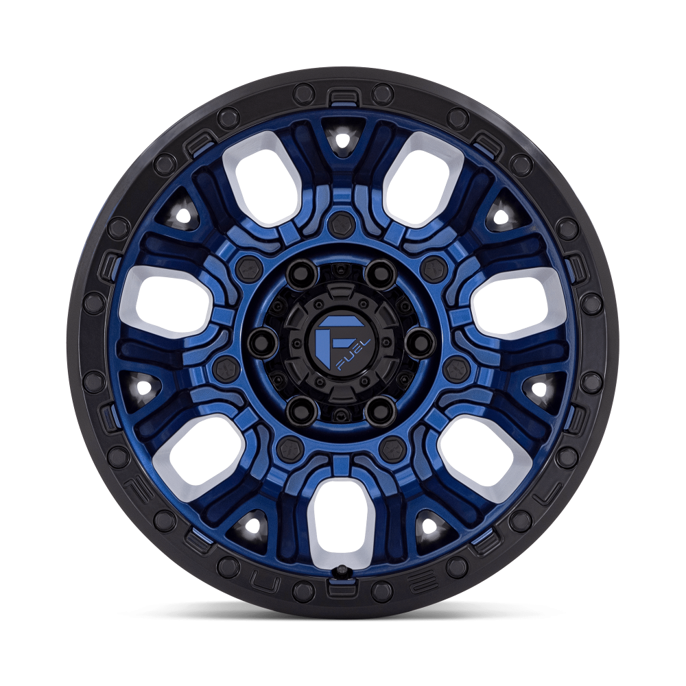 Felga aluminiowa D827 TRACTION Dark Blue W/ Black Ring FUEL - obrazek 3