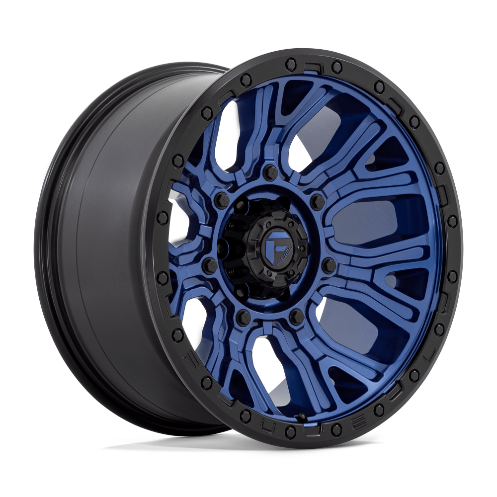 Felga aluminiowa D827 TRACTION Dark Blue W/ Black Ring FUEL