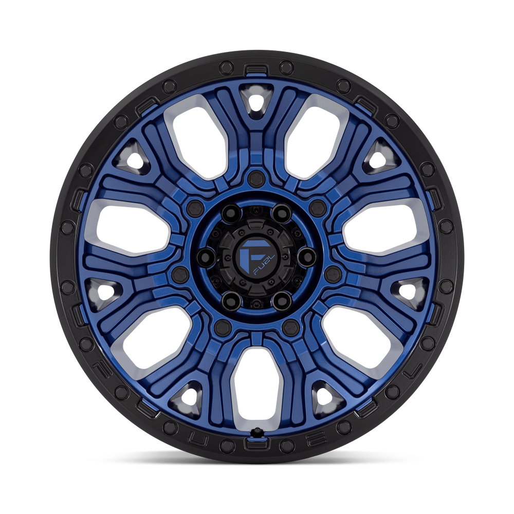 Felga aluminiowa D827 TRACTION Dark Blue W/ Black Ring FUEL - Image 3