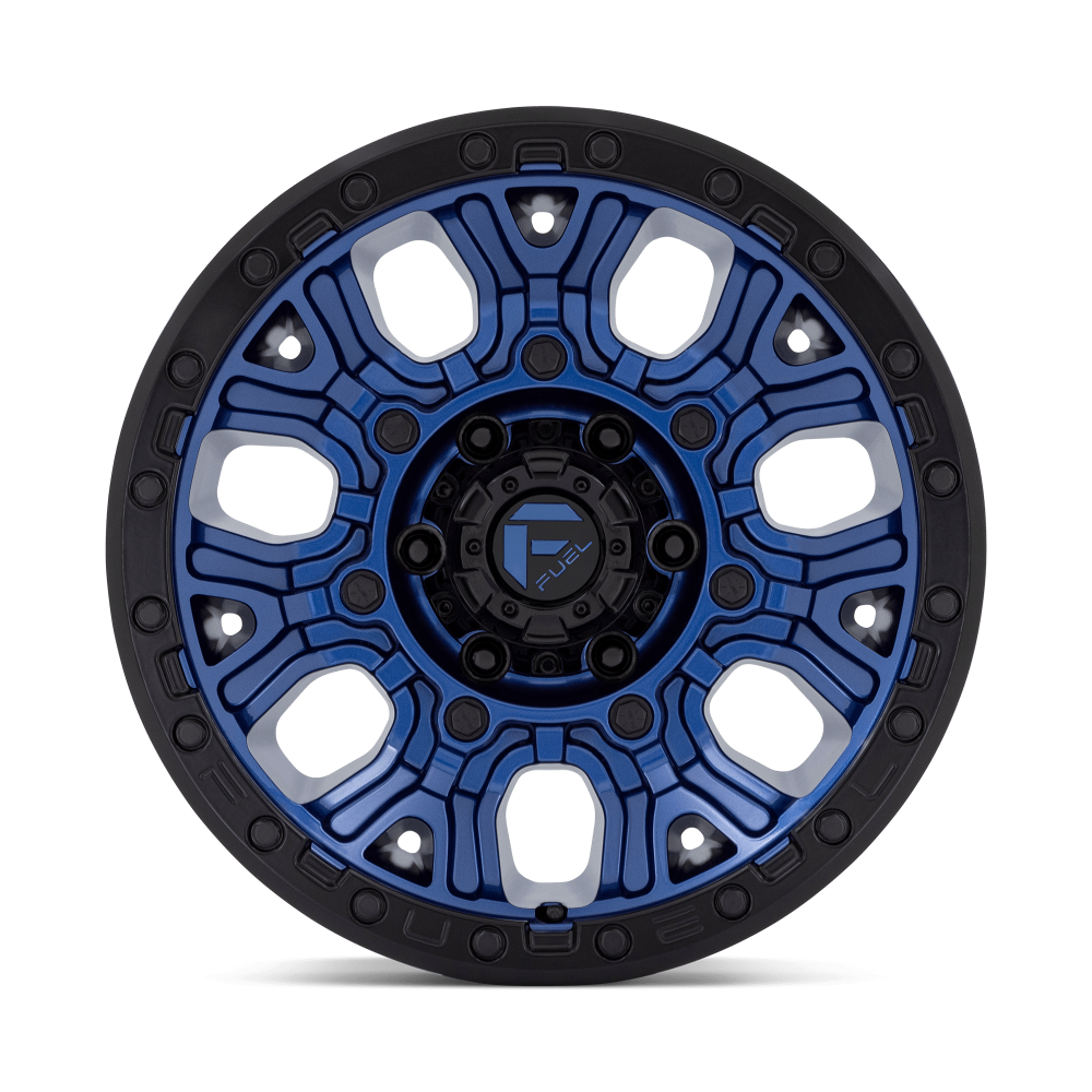 Felga aluminiowa D827 TRACTION Dark Blue W/ Black Ring FUEL - obrazek 2