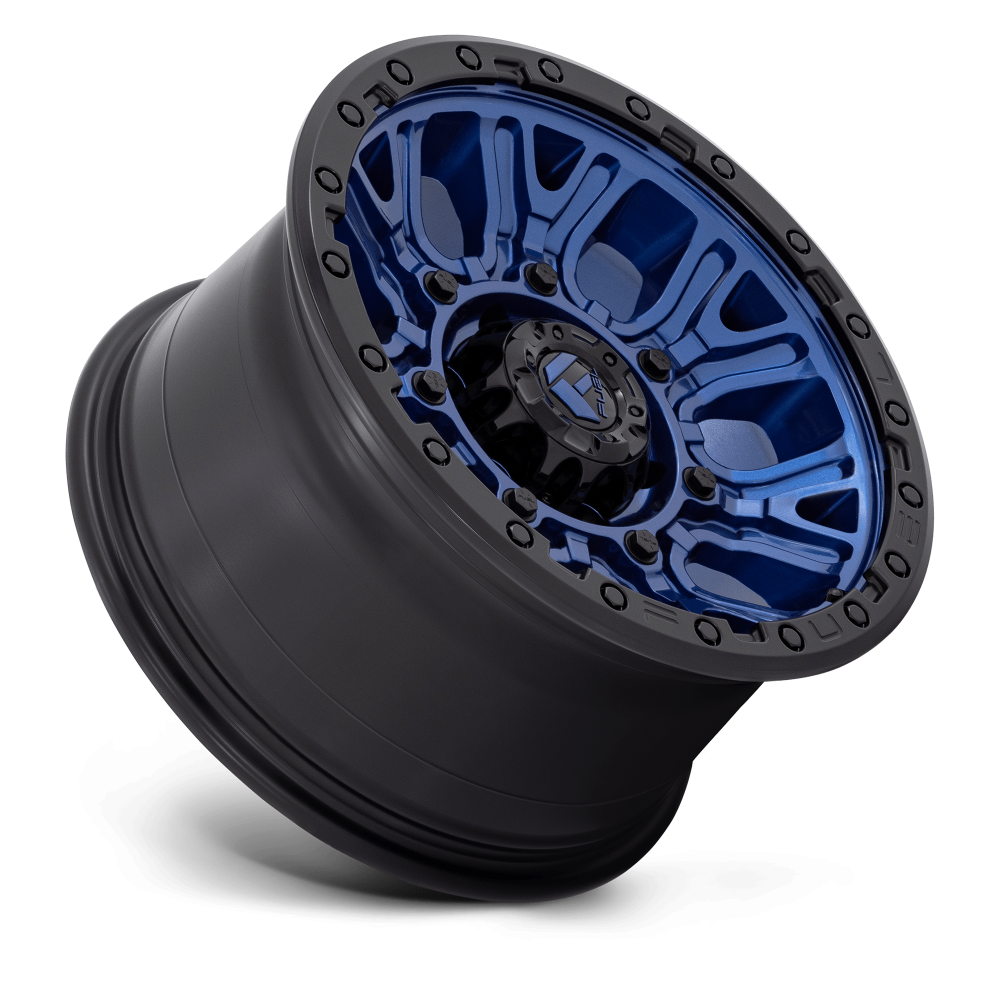 Felga aluminiowa D827 TRACTION Dark Blue W/ Black Ring FUEL - obrazek 3