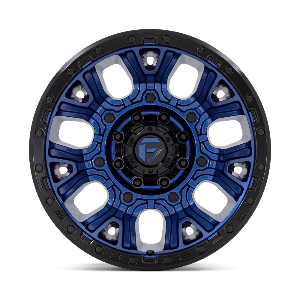 Felga aluminiowa D827 TRACTION Dark Blue W/ Black Ring FUEL - obrazek 2