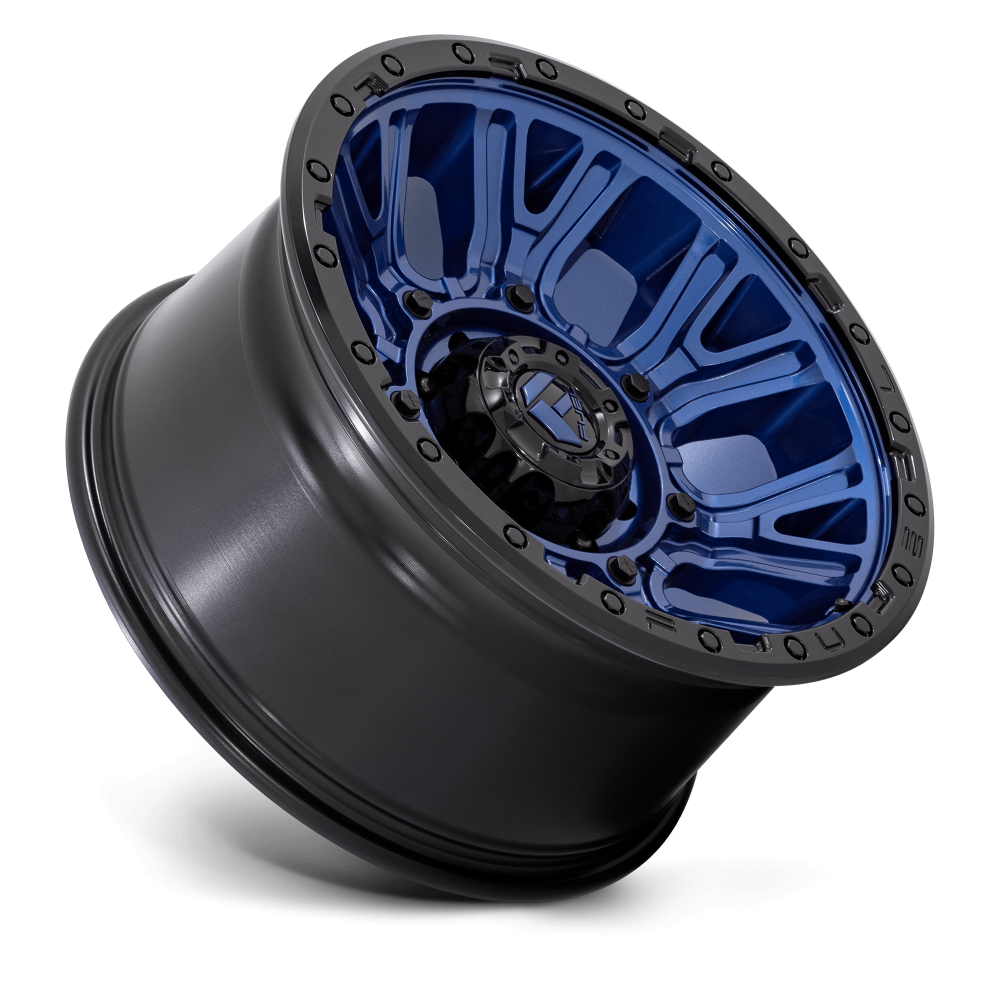 Felga aluminiowa D827 TRACTION Dark Blue W/ Black Ring FUEL - obrazek 3